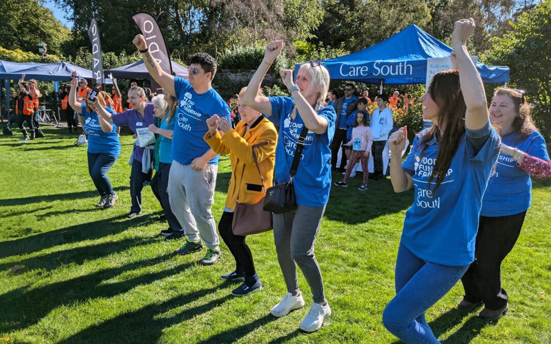 Poole care home residents take on 3km charity walk
