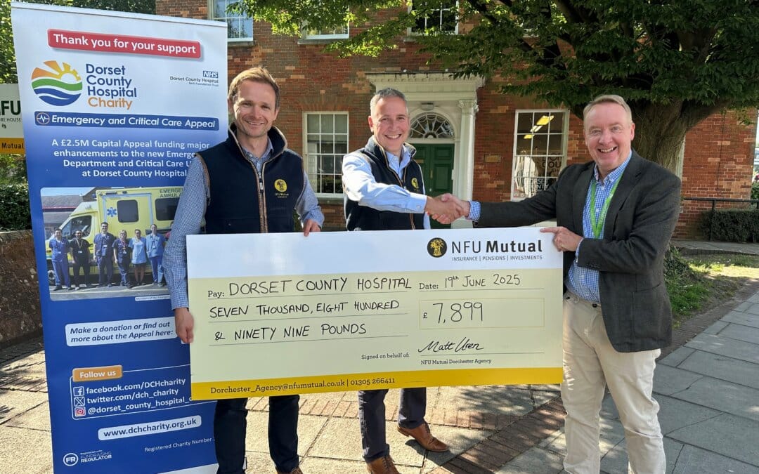 Local Insurer Champions Dorset County Hospital Charity