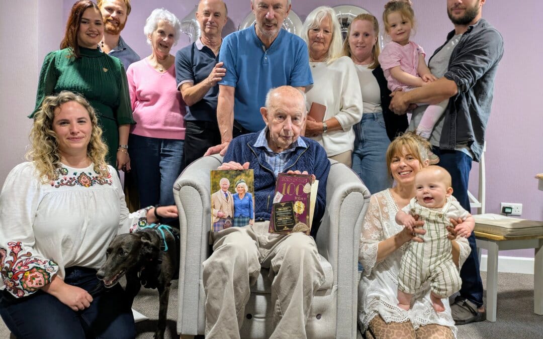 Former photographer to the stars celebrates 100th birthday at care home