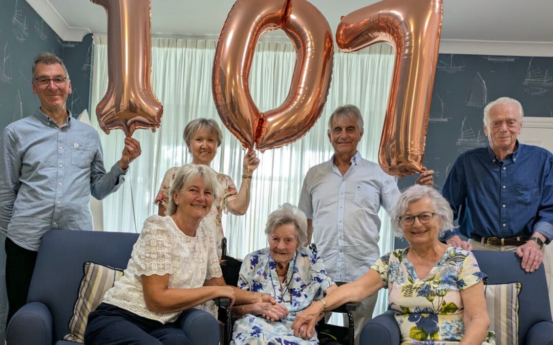 Keeping active is the secret to Bournemouth care home resident turning 107