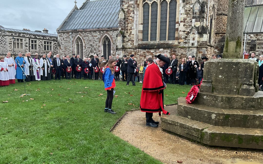 Remembrance Sunday Parade and Service in Wimborne Minster