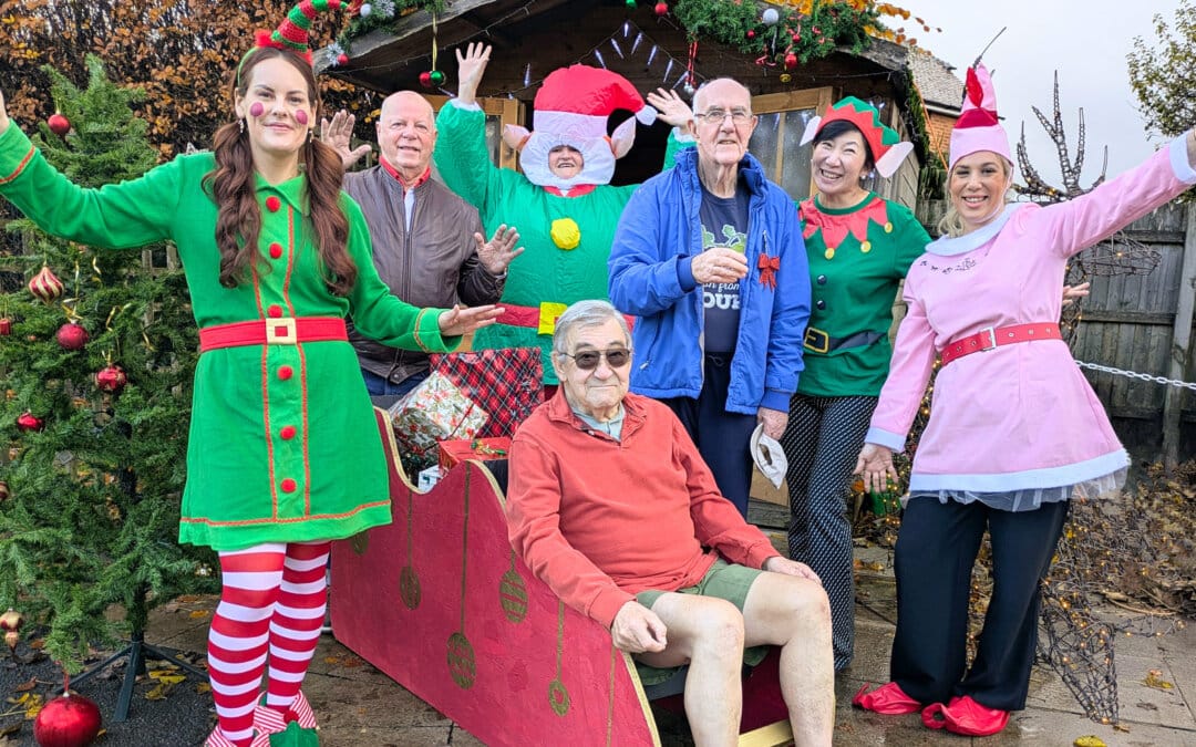 Care South embraces Elf Day with sleigh rides, crafts and carols to raise £1,000 for Alzheimer’s Society