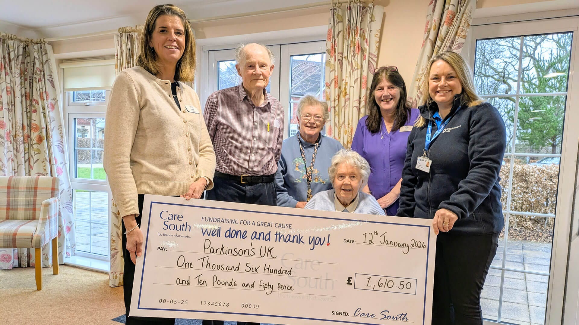Ringwood care home raises £1,600 for Parkinson’s UK