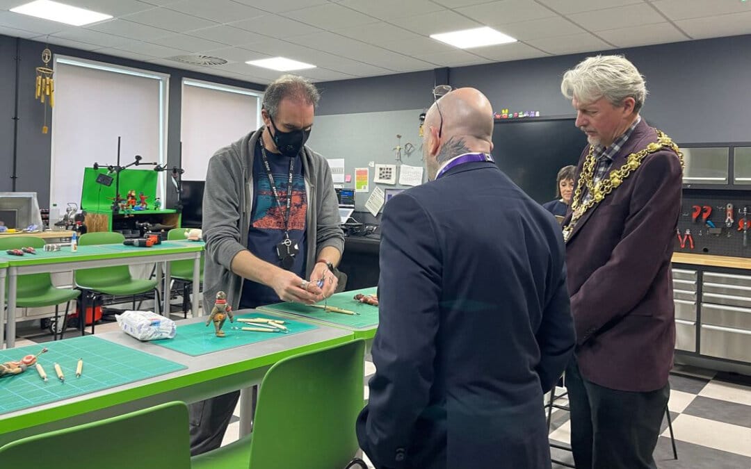 Mayor visits Bournemouth and Poole College