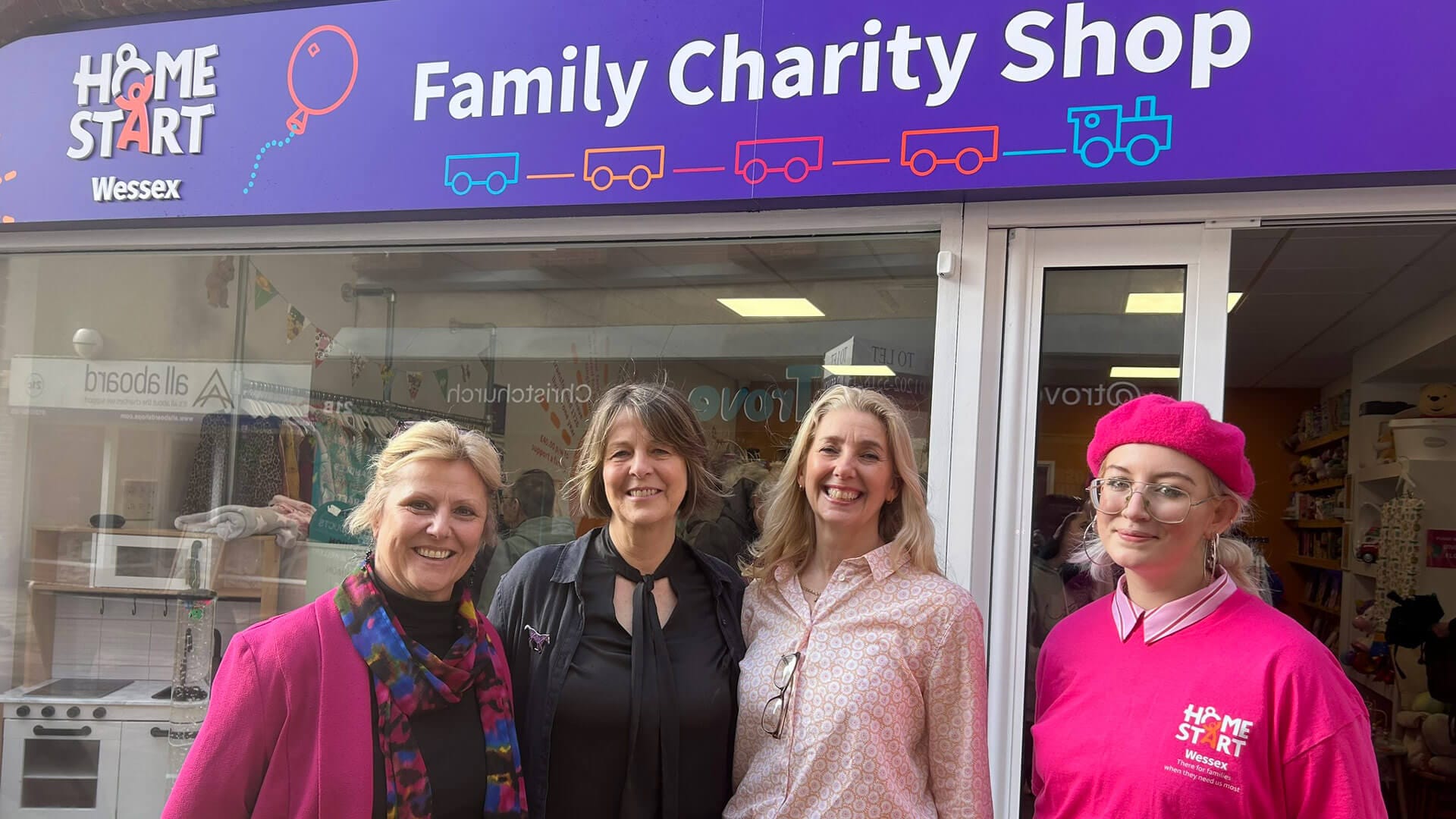 web-Kathy-Fryatt-Banks_-Sarah-Lean_-Caroline-Pope-and-Ellie-Stafford-of-Home-Start-Wessex