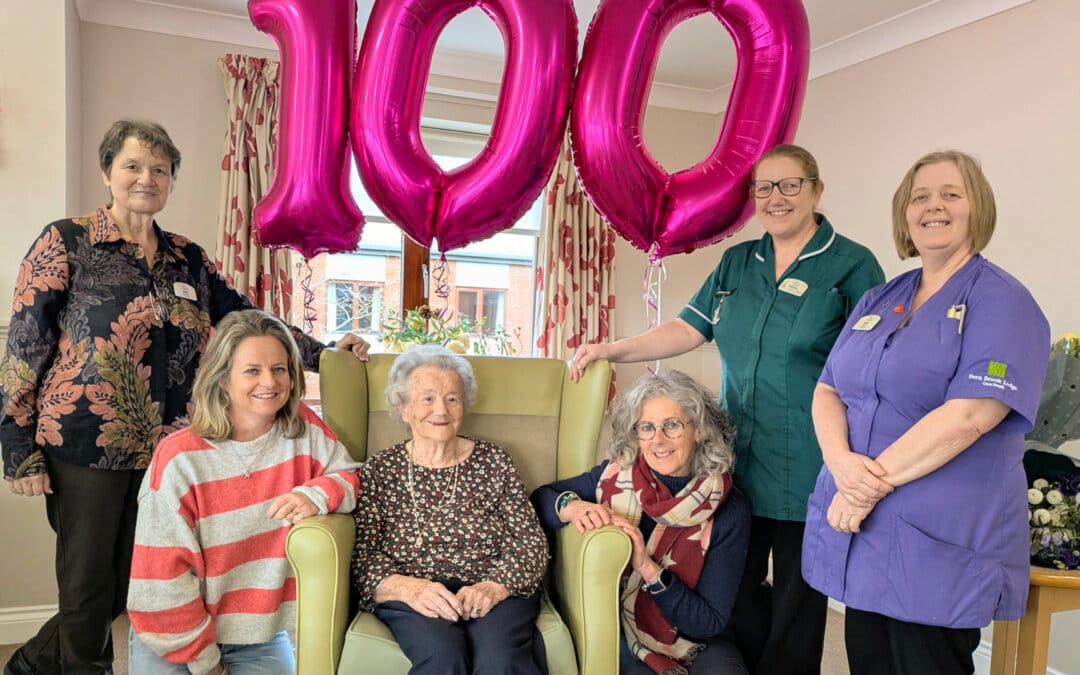 Retired Nurse Celebrates 100th Birthday with Friends and Family