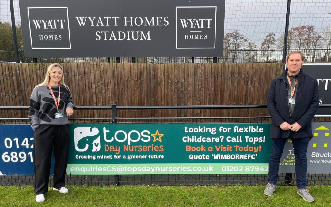 Tops Day Nurseries Backs Wimborne FC with Sponsorship Deal