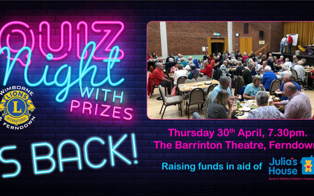 Spring Quiz Night in Ferndown Returns to Raise Funds for Julia’s House