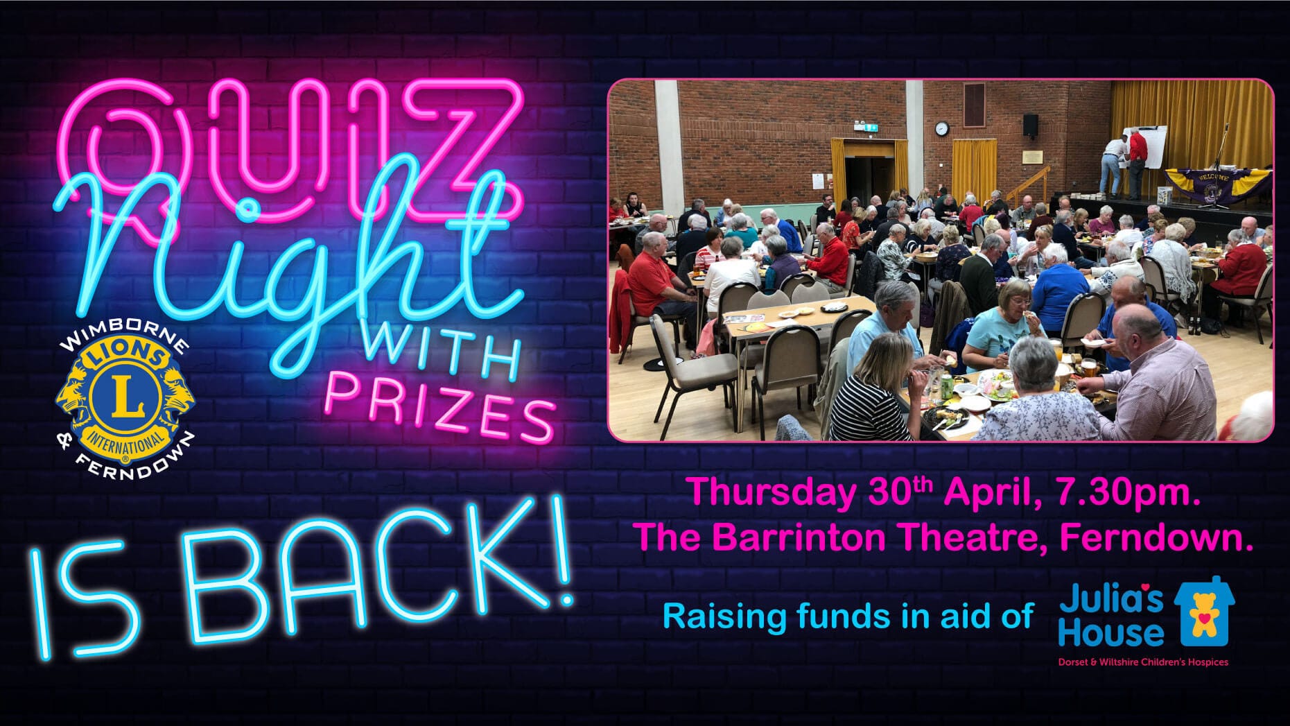 Spring Quiz Night in Ferndown Returns to Raise Funds for Julia’s House