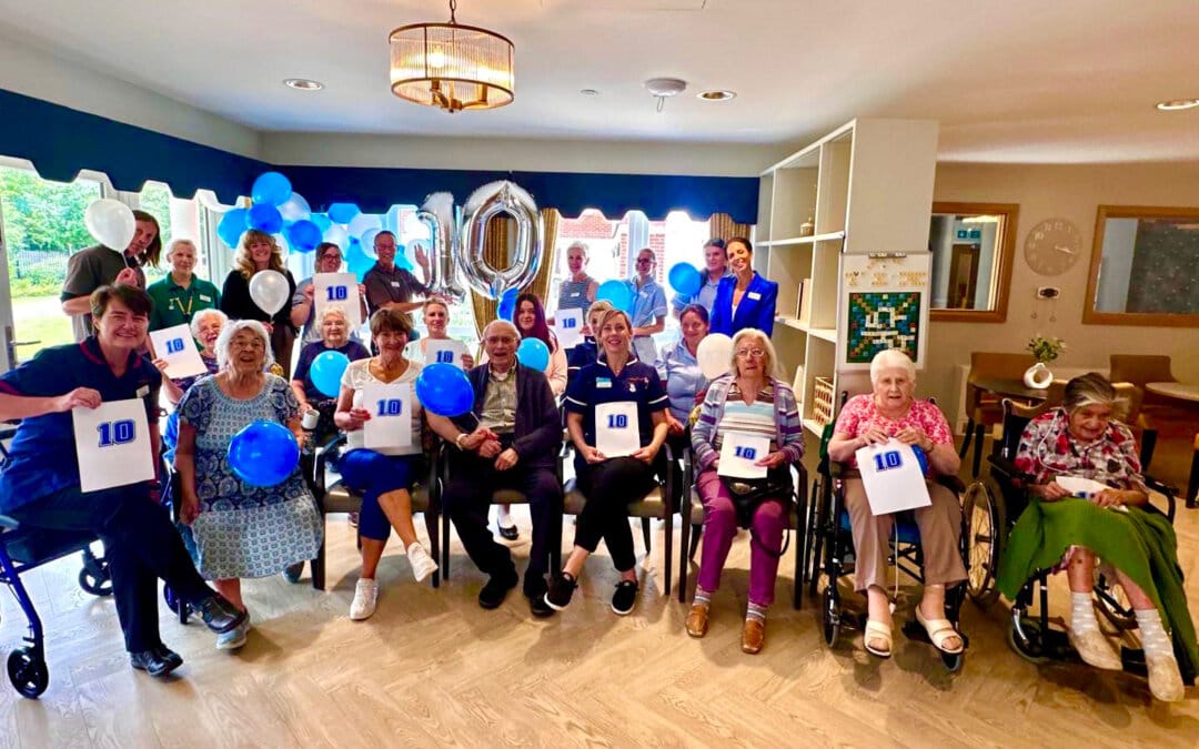 Yarnley House Care Home Celebrates Perfect 10 Rating