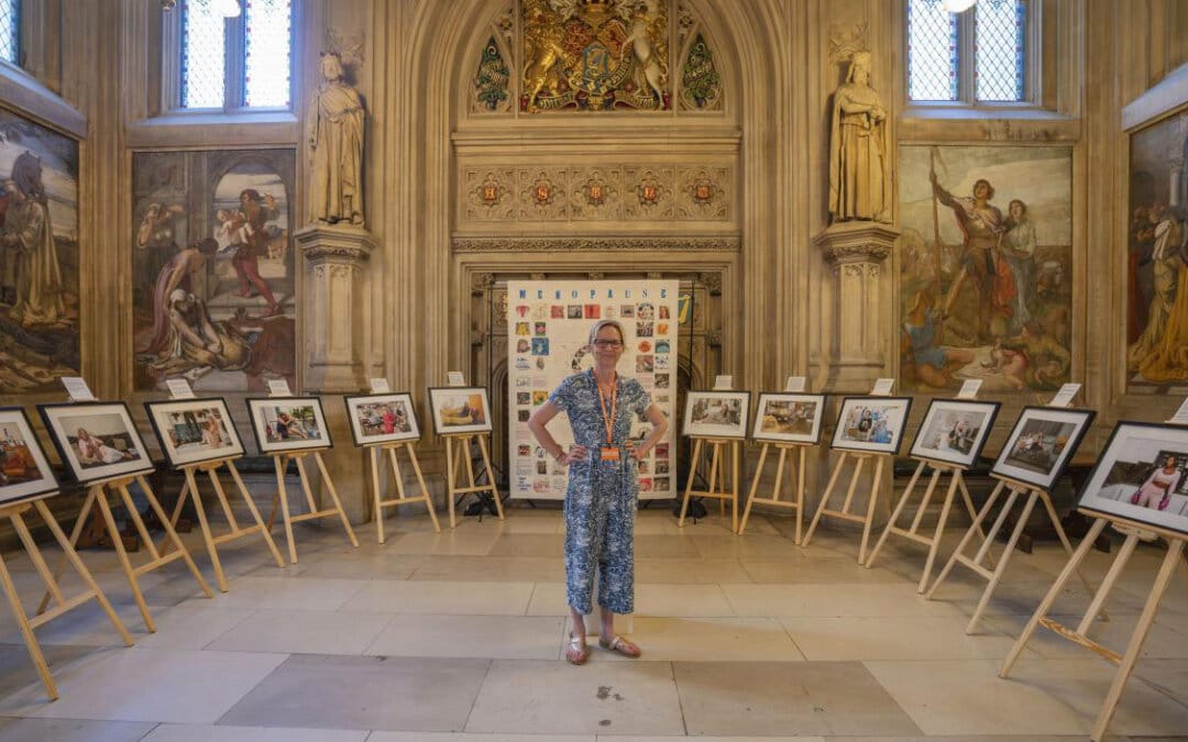 Dorset artist hosts exhibition in Parliament revealing hidden menopause crisis
